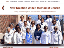 Tablet Screenshot of newcreationumcdurham.org
